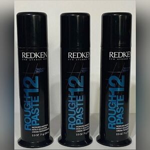 Redken Rough Paste 12 Texturizing Cream (Working Material) 3x ~New  ☆Rare, HTF☆